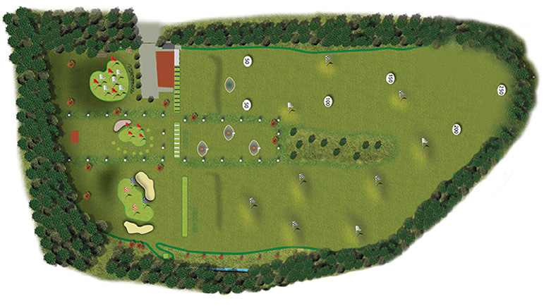 plan général Lux Golf Center