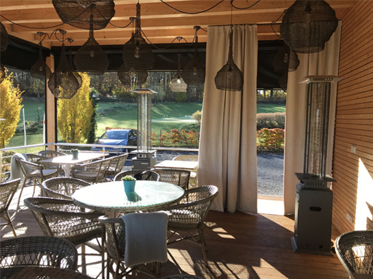 terrasse restaurant Lux Golf Center